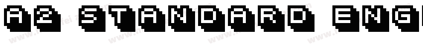 A2 Standard Engraved字体转换